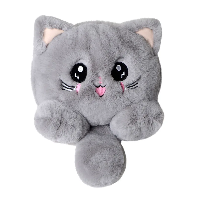 

2020 Hot Fashion Plush Handbag Female Shoulder Crossbody Bag Chain Cute Kitty Animal Bags