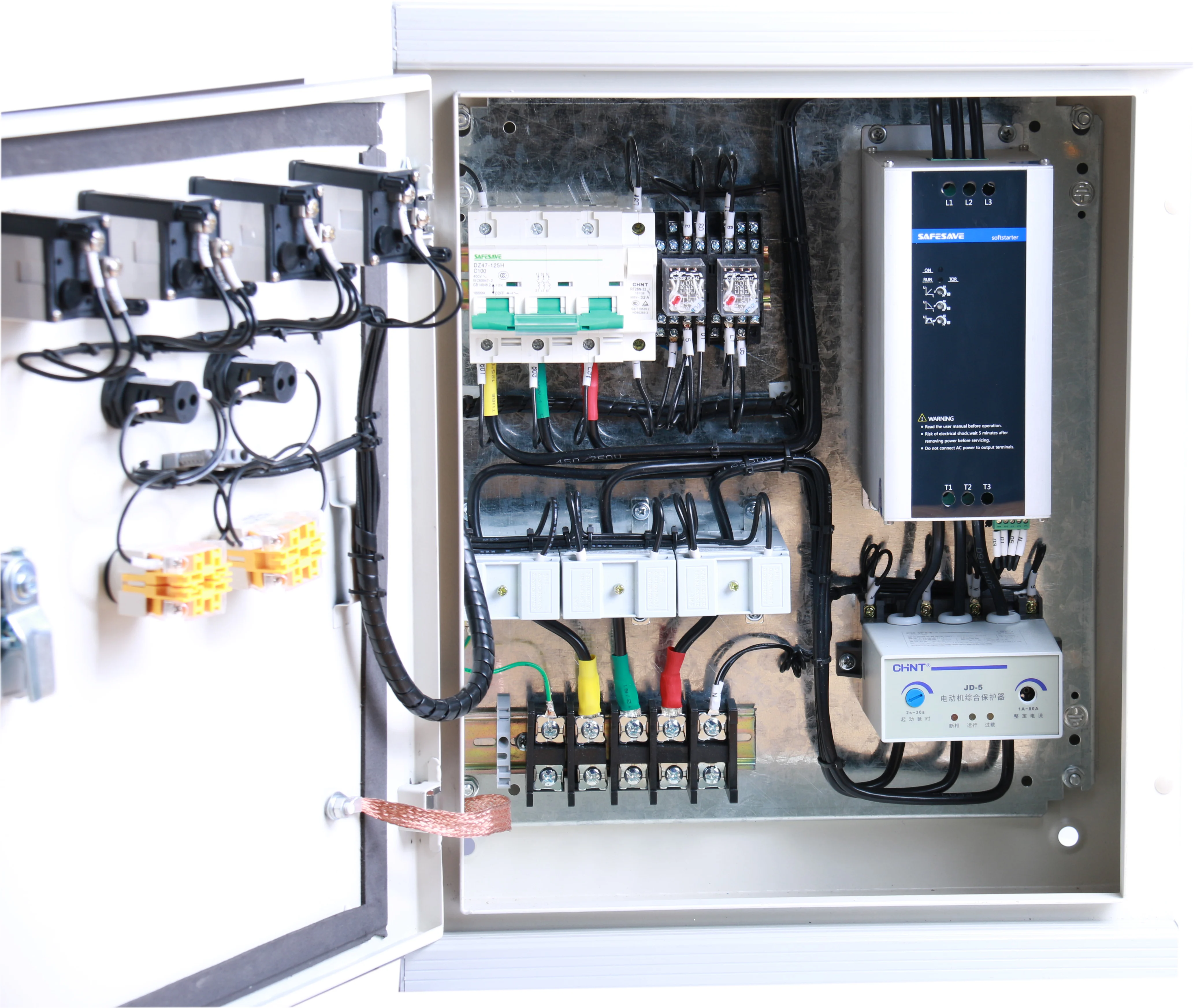 Builtin Bypass Contactor 380v Three Phase 5.5kw Ac Motor Control