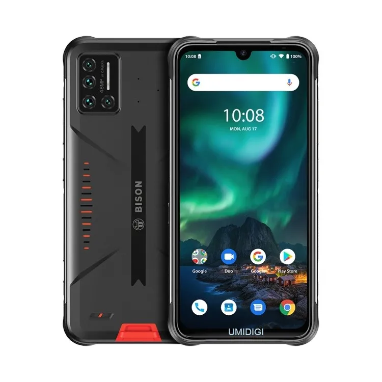 

Wholesale Stock Original Global Celulares Umidigi Bison Rugged Phone Android 11 8GB 128GB Mobile Phone