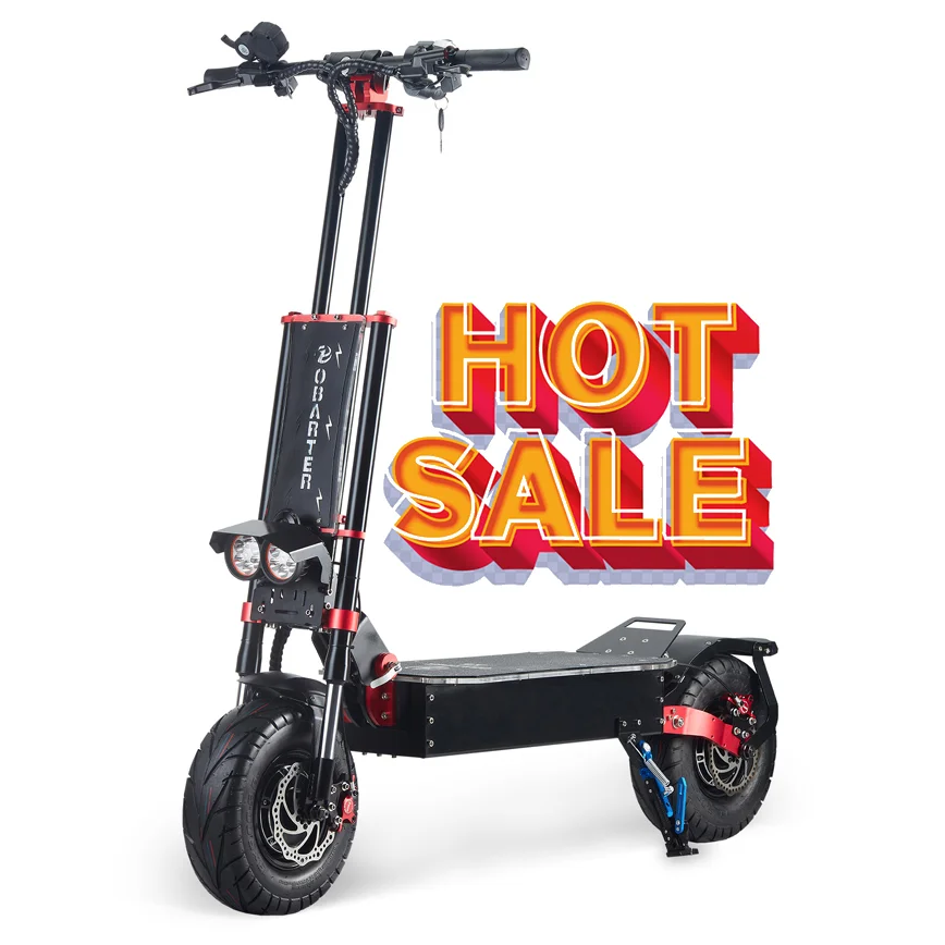 

OBARTER EU USA warehouse electric scooter 5600W 60V 30Ah fastest speed 85km/h 13 Inch off road all terrain electric scooter