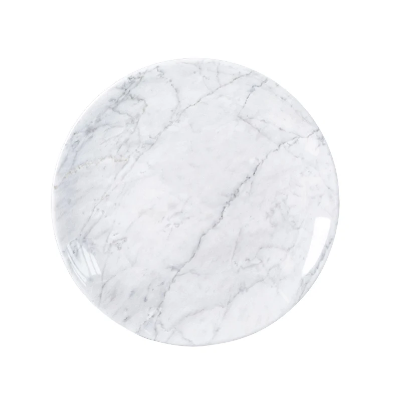 

Marble Dinner Plate Chocolate Tray Kitchen Dinnerware Set