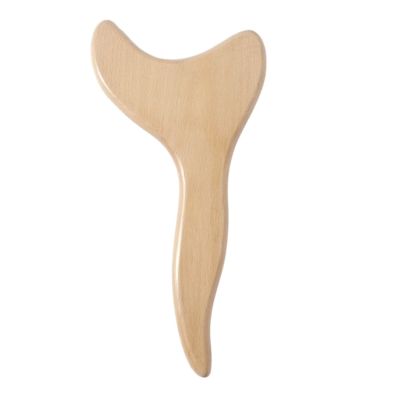 

Beech Scraping Board Wooden Guasha Massage Tool For Back Neck Body Meridian Beauty Dredge Carbonized Acupuncture Gua Sha Scrape