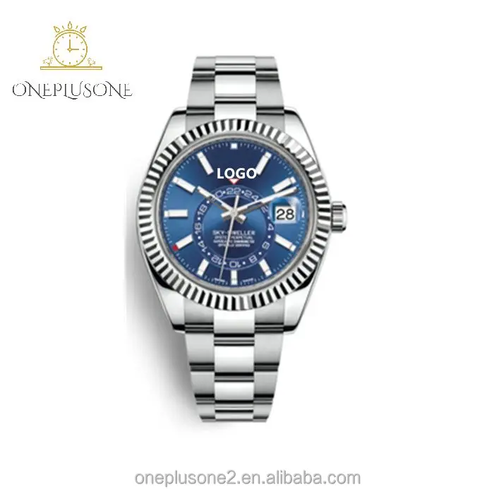 

3A Quality Luxury Automatic 904l Stainless Steel Sapphire Mirror Glass Rolexables sky Watches