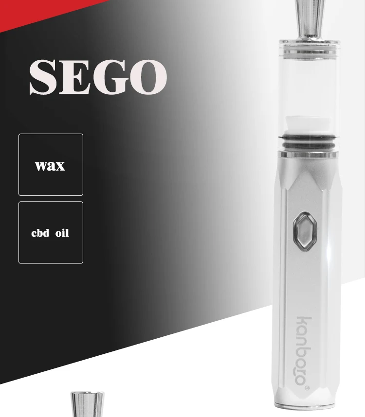 Kanboro Sego Wax Kit with Ceramic Coil Glass Chamber Dabber Concentrate Oil Electric Dab Rig Kit