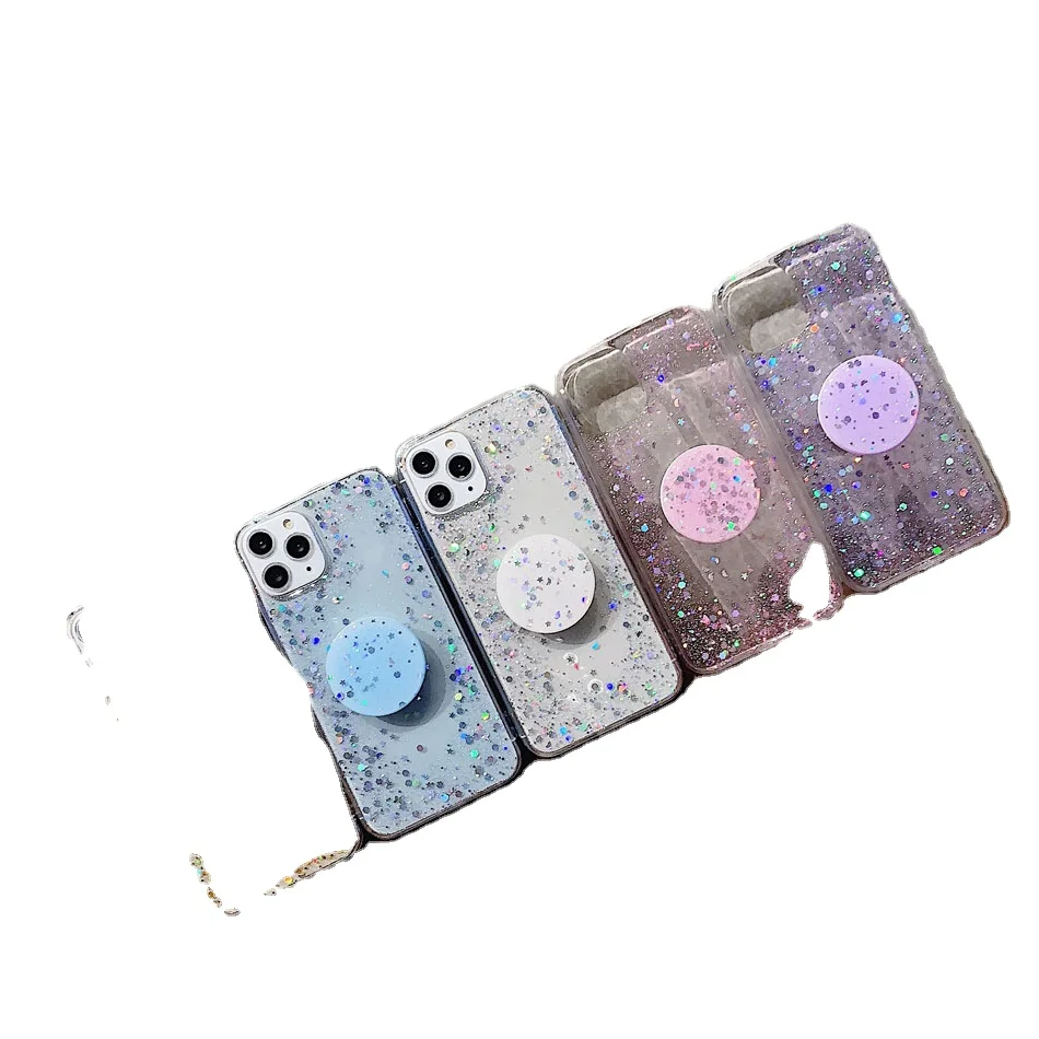 

Mobile phone cover with stand for iphone7 pouch with finger ring holder