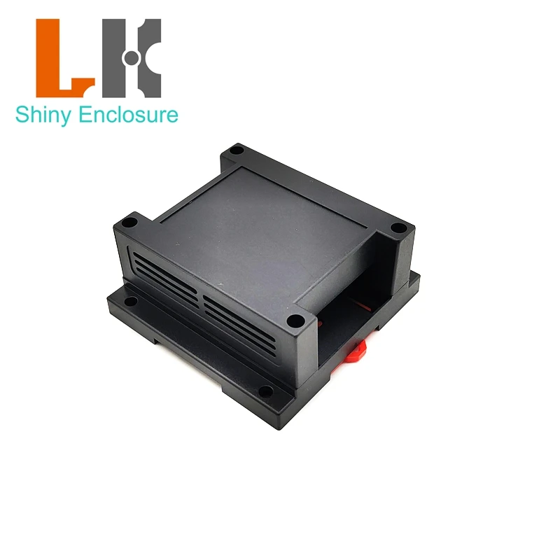 

90*90*40mm Din Rail Type Instrument Enclosure PLC Distribution Box PLC Industrial Control Case Plastic Enclosure Electric Box