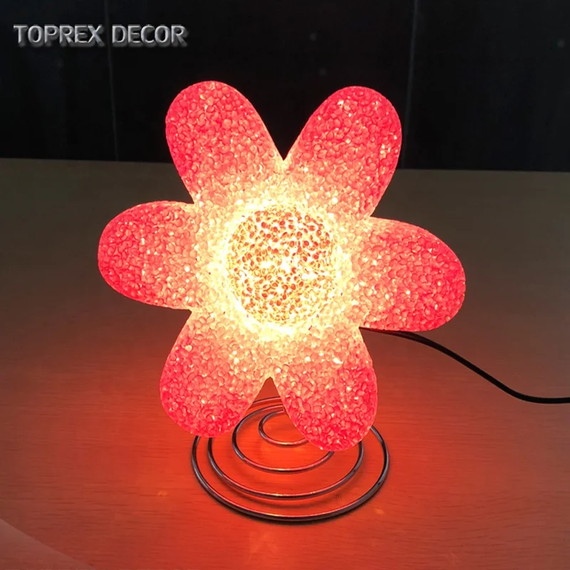 LED 3D flower night light for baby room decor