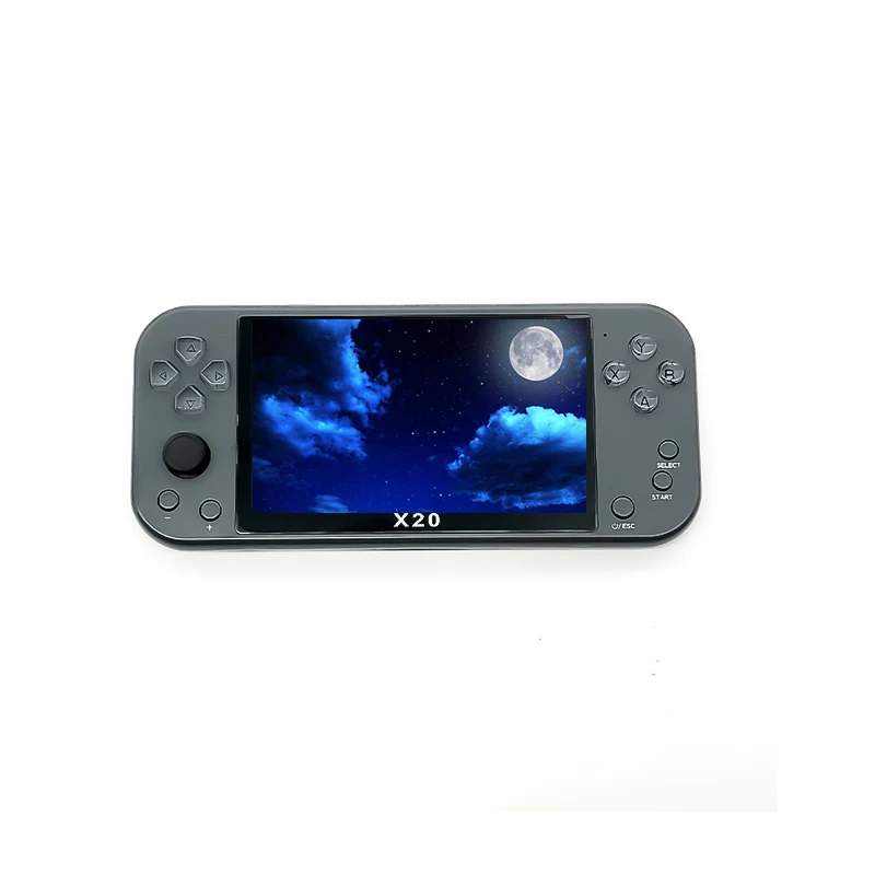 

New Arrival X20 5.1 Inch Screen Portable Retro Video Game Console 8GB Handheld Video Game Console 10 Emulator X20 Game Machine