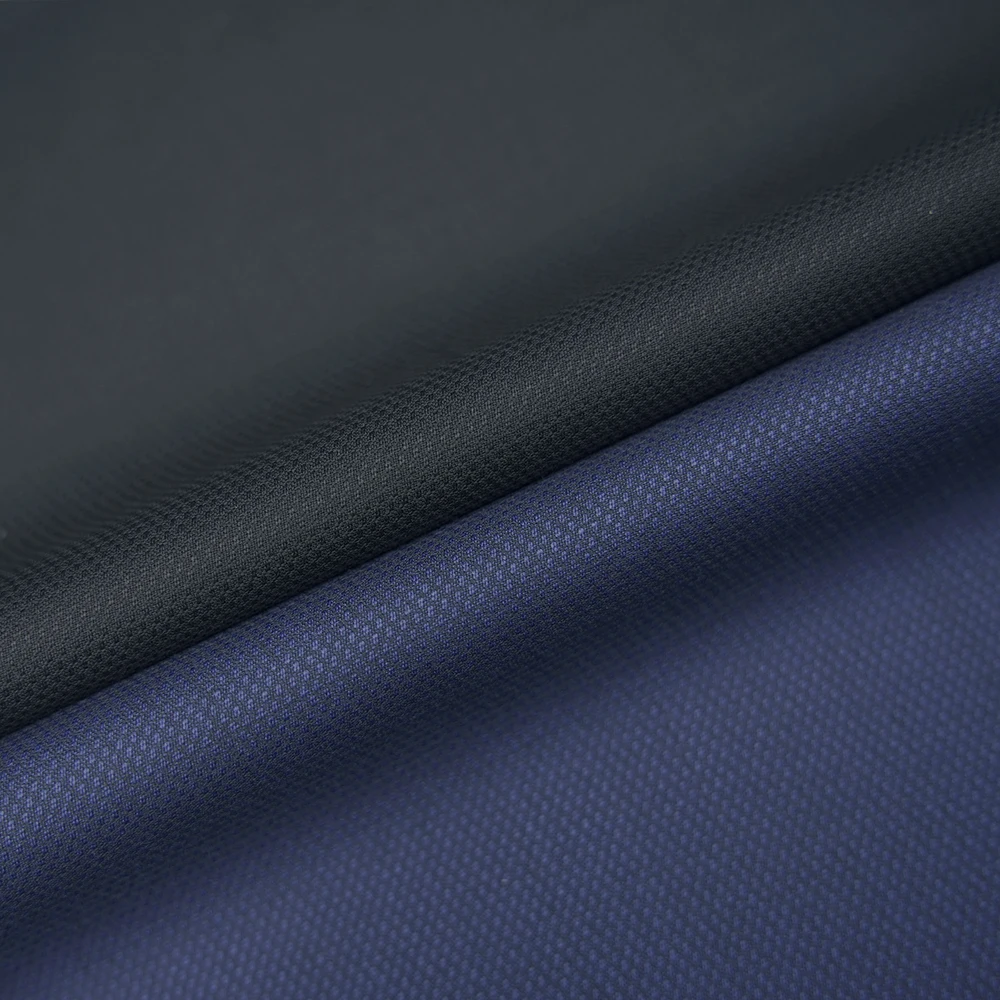 Organic High Quality Worsted Merino Wool/Wool-Polyester Blend Woven Luxury Italian Suiting Fabric Breathable Wrinkle Jackets