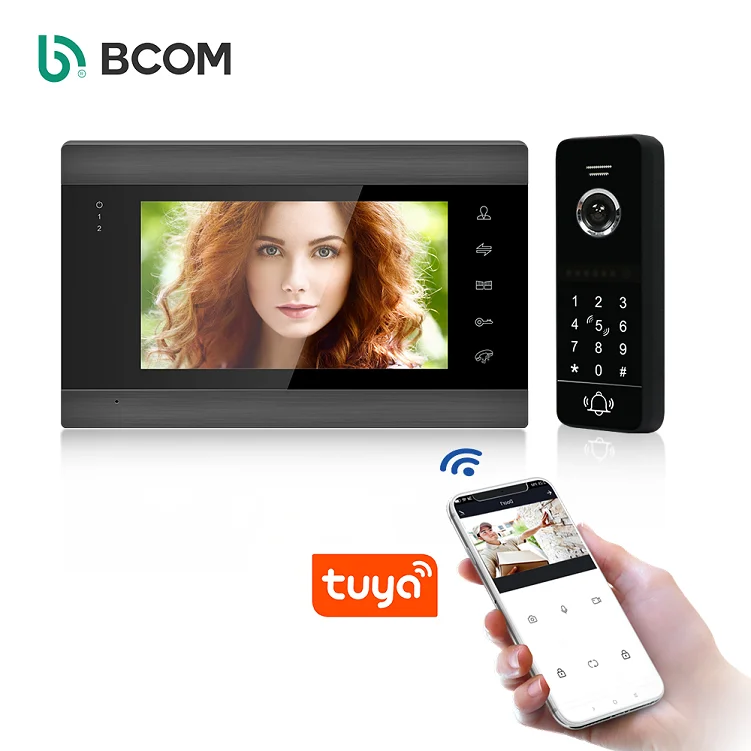 

Tuya app control video door phone intercom system