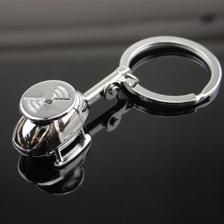 

Wholesale Classic Aircraft Keychain Helicopter Keychain keyring