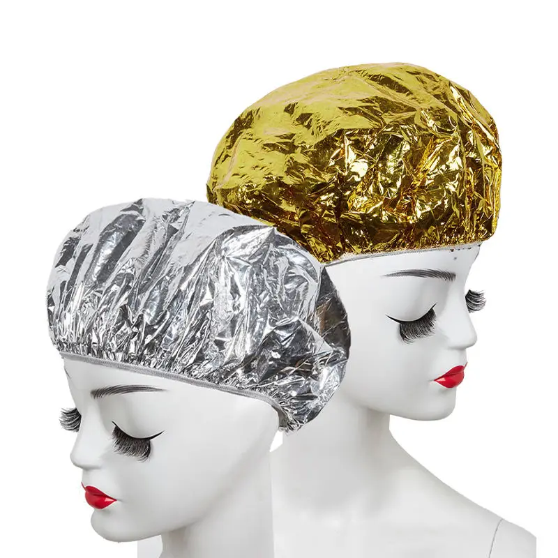 Image of customize barber Baked oil shower Deep Conditioning cap waterproof shower Oil aluminum tinfoil cap