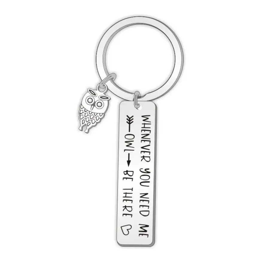 

Owl Keychain Friendship Keychain Whenever You Need Me Owl Be There Sympathy Gift Stay Strong Gift
