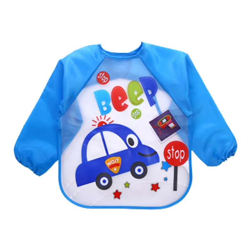 

OEM&ODM baby Bibs baby clothes Anti-dressing Kids Smock Cartoon Eating Clothing Waterproof long-sleeved Bib