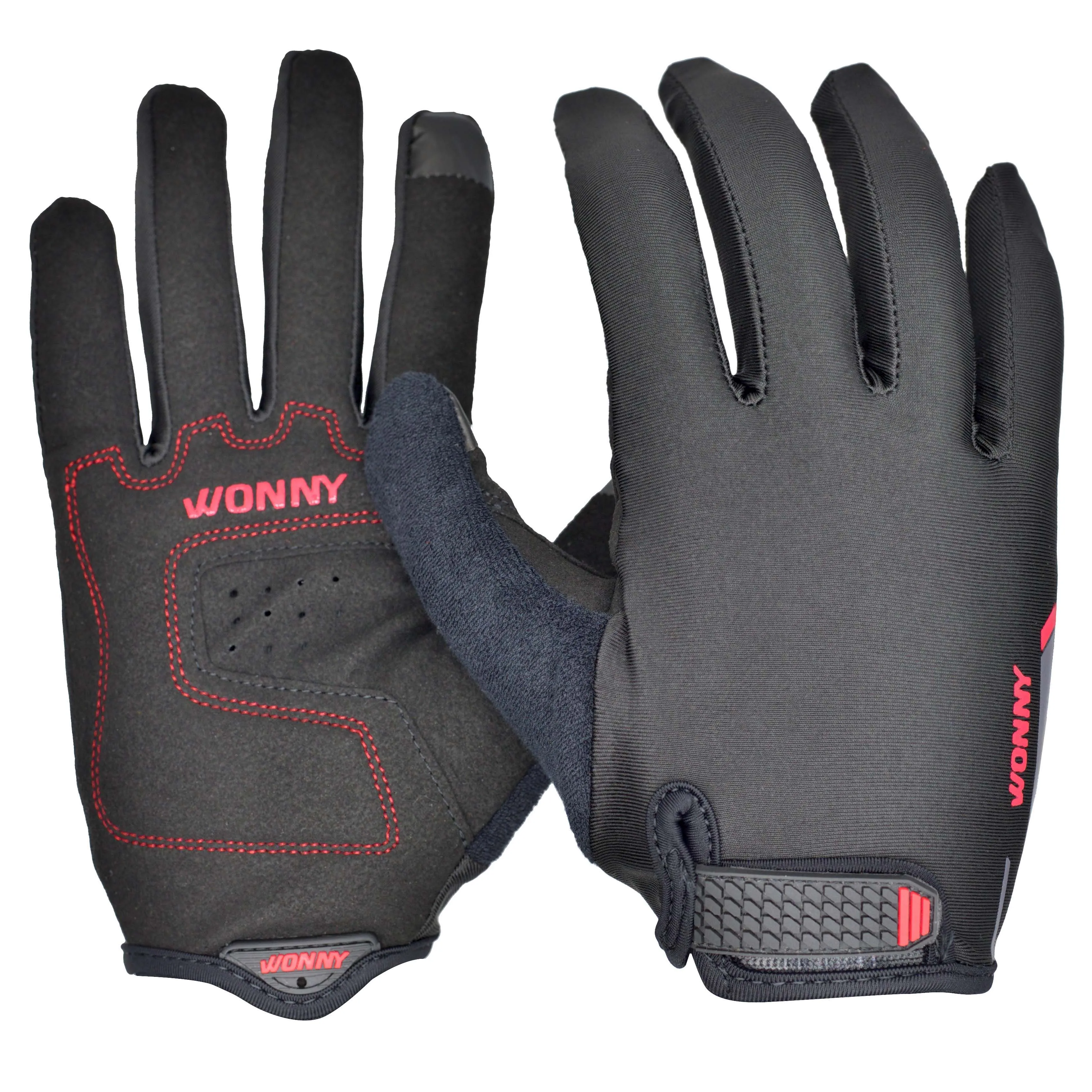 

Full finger sports durable bicycle cycling gloves, Blue ,green, red, yellow