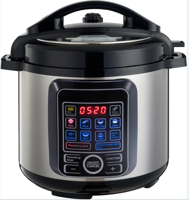 

Multi Function Electric Pressure Cooker Model No RA803 8 quart 8L Capacity Rice Instant Cooking Inner Pot