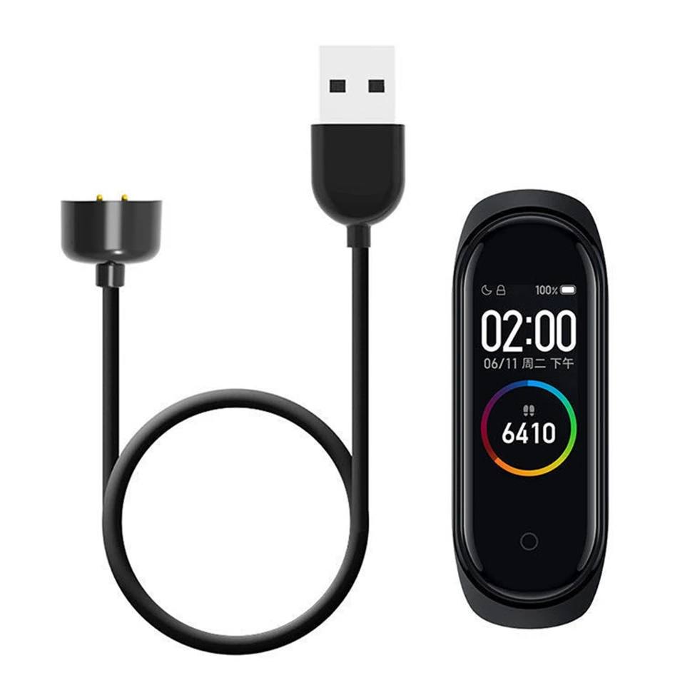 

Smart Wristband Mi Band Mi Band 5 6 Charger cable USB Adapter, Black