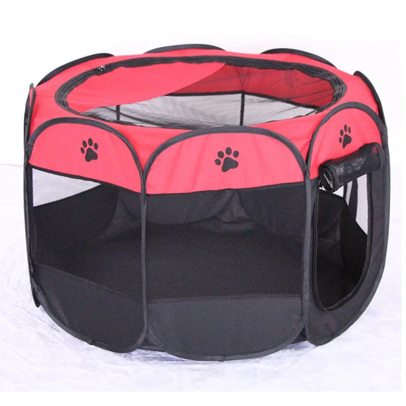 

Pet Play Pen With Waterproof Fabric Suitable for Puppy Dogs Cats and Rabbits Portable and Foldable, Picture