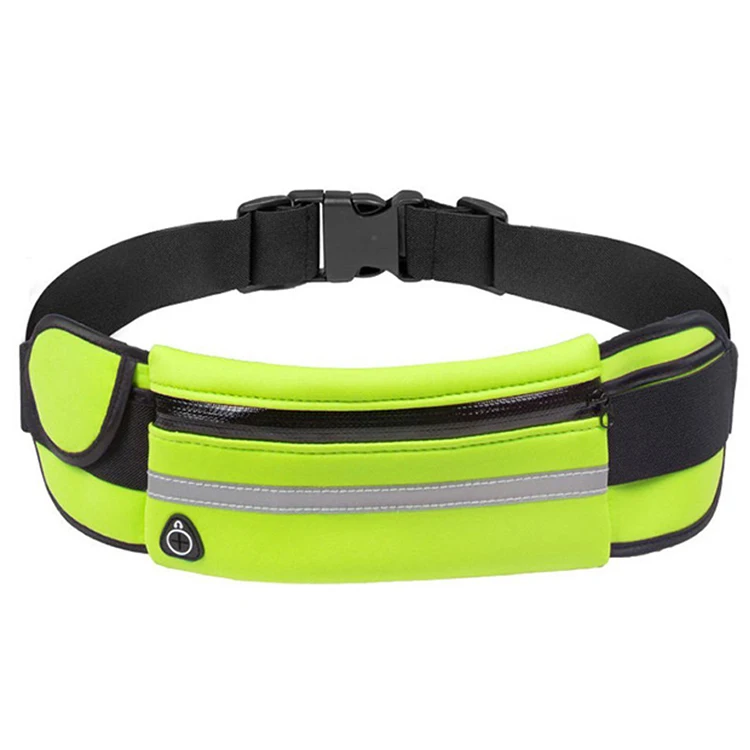 

high quality product cheap simplicity soft fanny pack fashion unisex prime double pocket multi functional waterproof waist bag, 5 colors