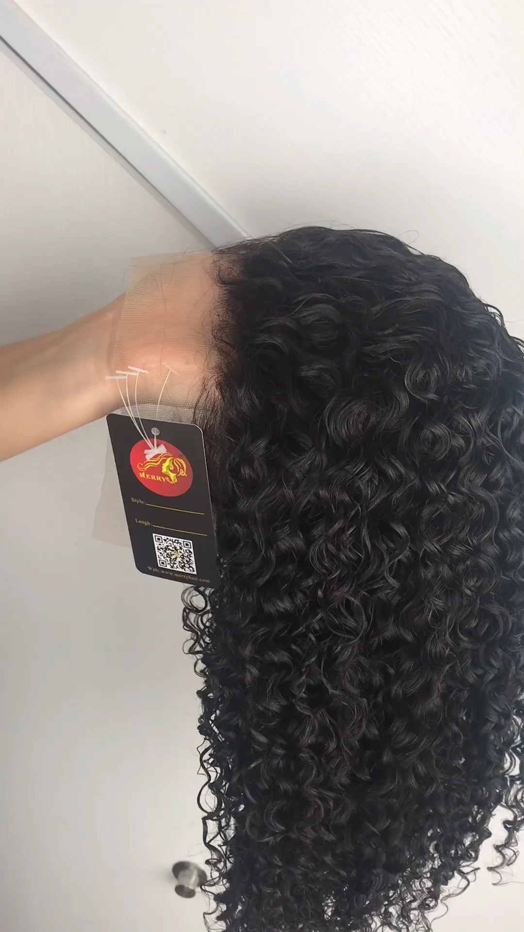 half wig jerry curl