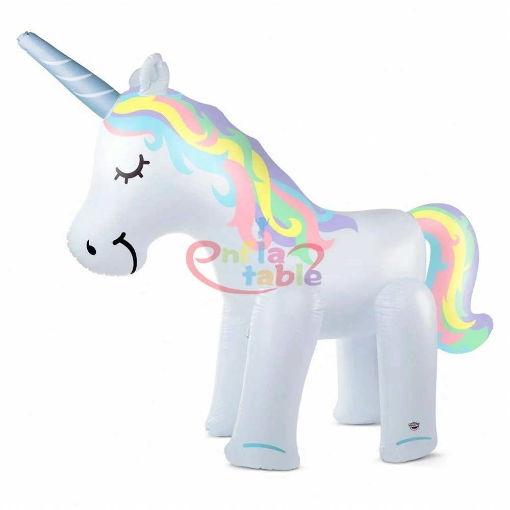 

Inflatable Water Unicorn Outdoor Swimming Toy Inflatable Water Unicorn Sprinkler Spray