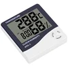 Room Indoor and Outdoor Electronic Temperature Humidity Meter Digital Thermometer Hygrometer Weather Station Alarm Clock
