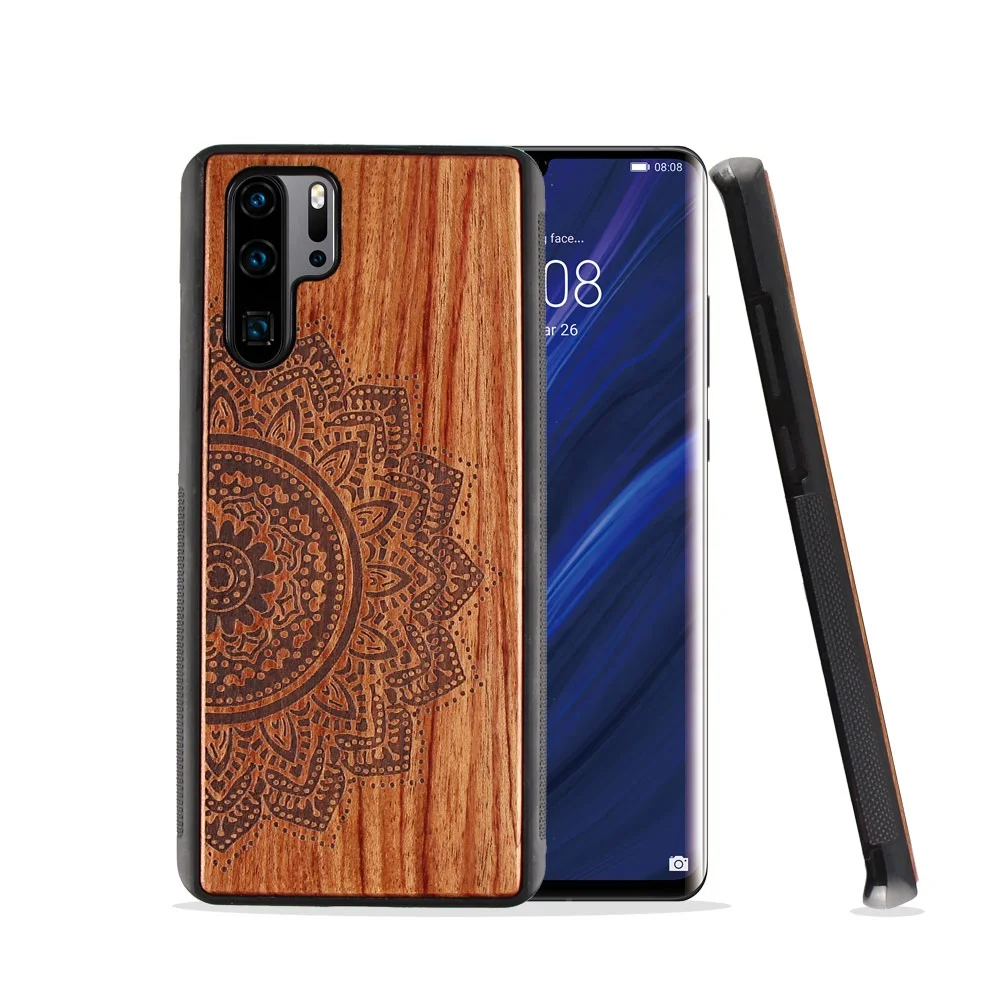 

2020 New Arrivals 3D Laser Natural Wood Phone Case For Huawei P20 P30 Mate 20 Pro Lite, Customised