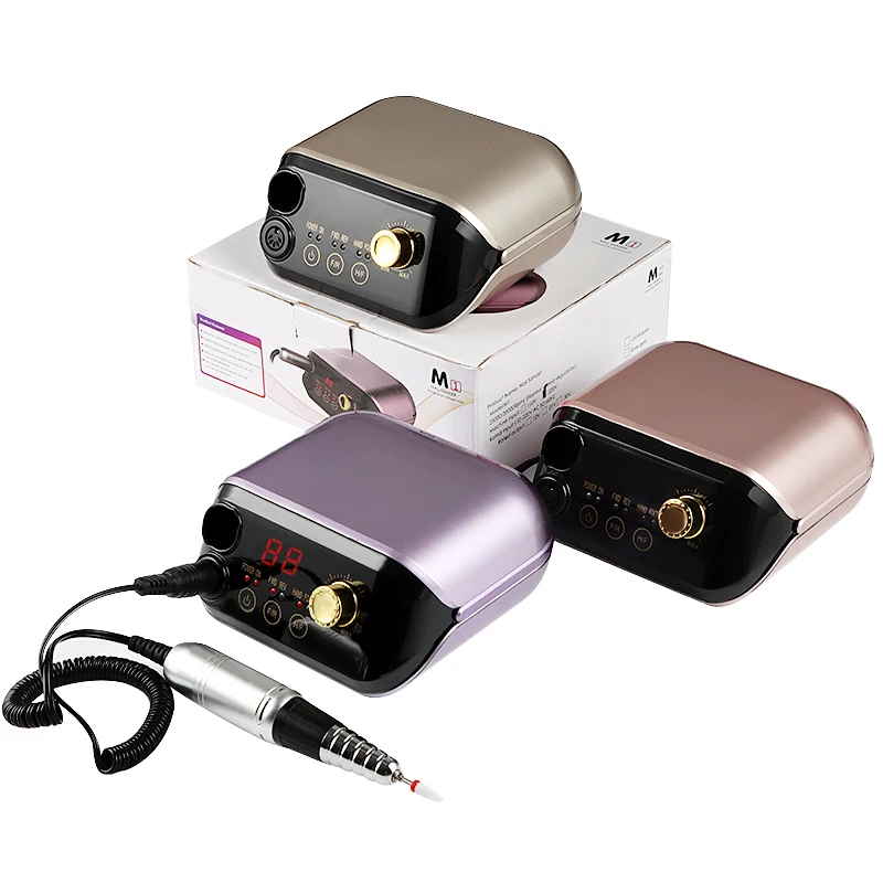 

nail drill machine 35000rpm pedicure and manicure equipment with new brushless electric nail drill