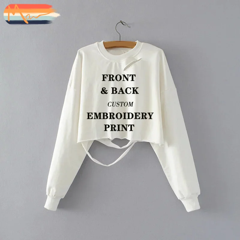 

Maxnegio cropped crewneck sweatshirt blank crop top mujer wholesale bulk crop tops long sleeve