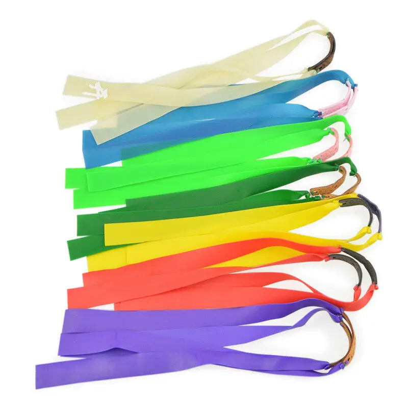

natural emulsion rubber bands Hunting Slingshot different size