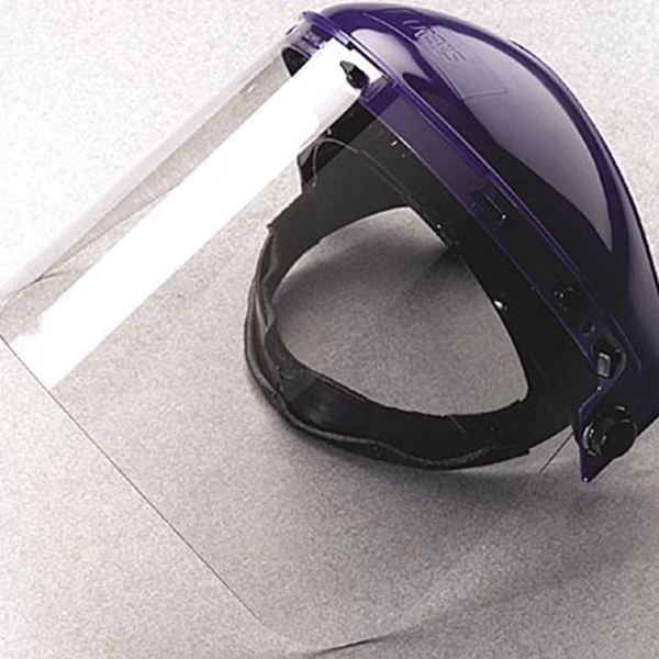 

clear polycarbonate face shield ANSI Z87+for HG4 headband visor headgear