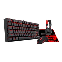 

Computer USB Lighted Optical Brand Computer Keyboard Mouse Combo Reddragon