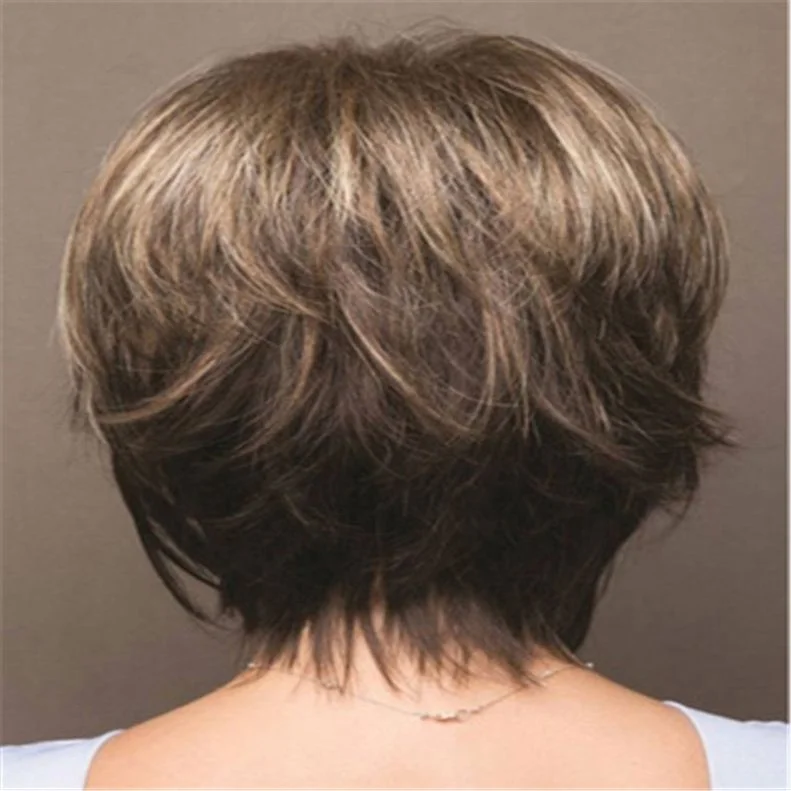 

Jhcentury 2021 Fashion Women Short Hair Wigs Classic High Quality Synthetic Hair Wig