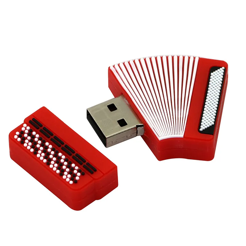 flash drive cartoon instruments piano pen drive 4gb 8gb 16gb 32gb 64gb musical notes memory stick creative guitar pendrive - ANKUX.COM