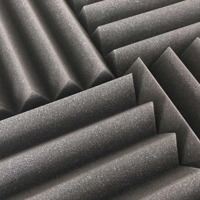 
black triangle acoustic foam Foam behind speakers mattress sound tiles absorbers sponge for building foamily 