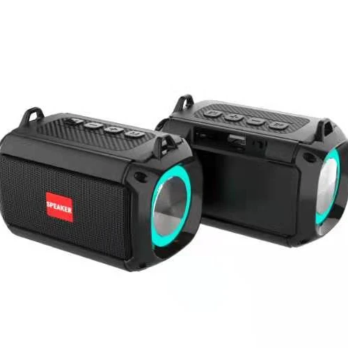 

2021 Outdoor Portable Colorful Wireless Stereo LED Light Bluetoth Speaker