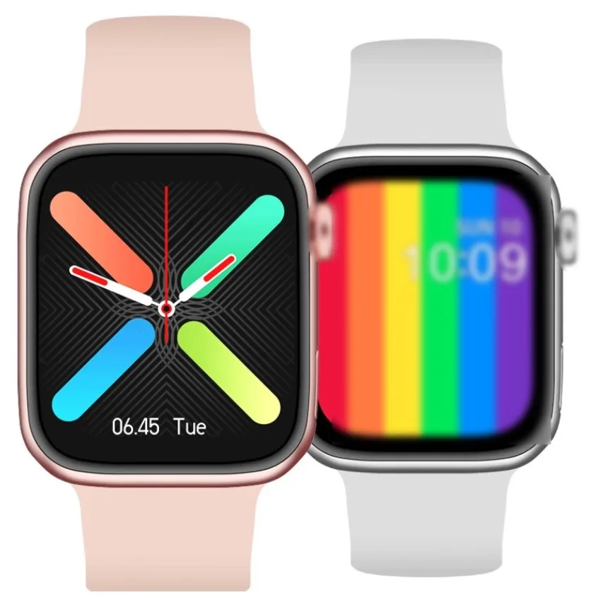 

Reloj impermeable G500 I.Reloj de monitoreo de salud con pantalla tactil completa a color de 54 pulgadas, Black/silver/pink