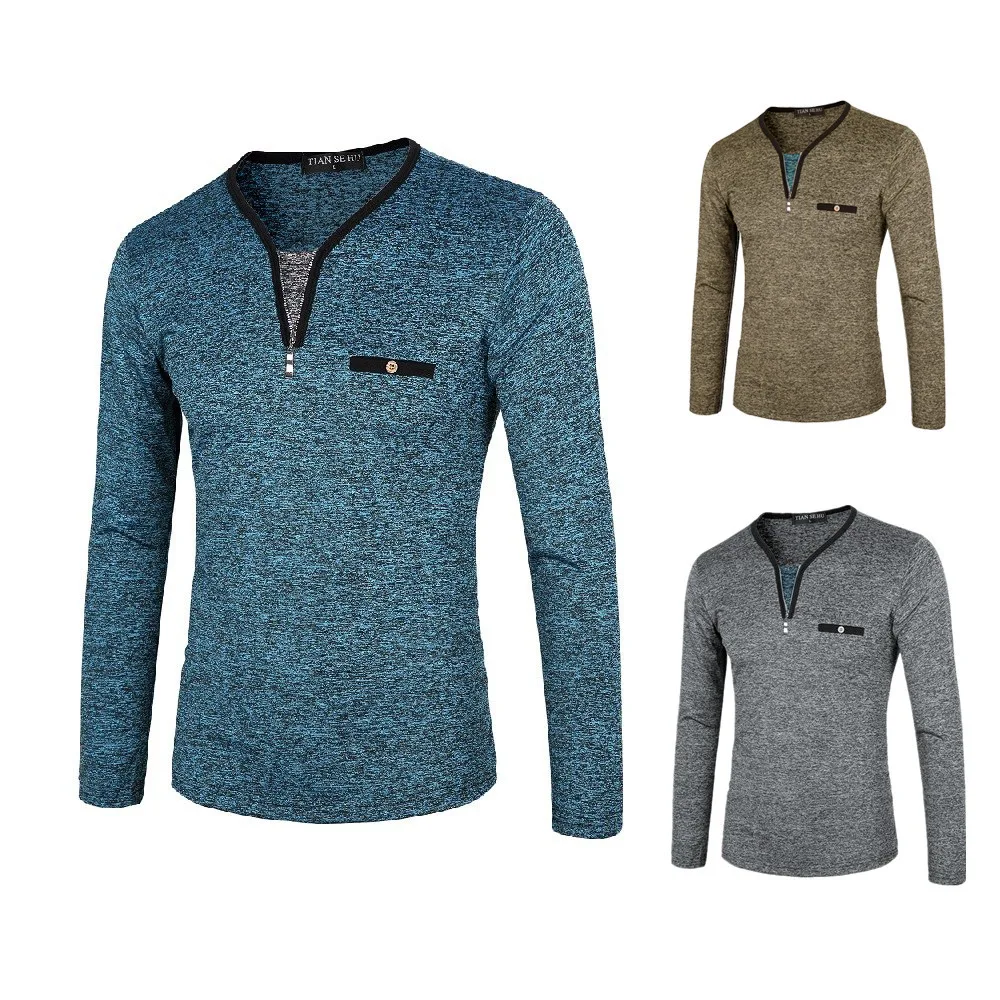 Men's Slim Long Sleeve T-Shirt