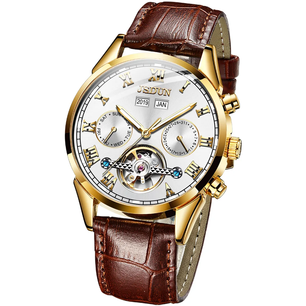 

Hollow mechanical watch waterproof luminous men's watch male mechanical watch
