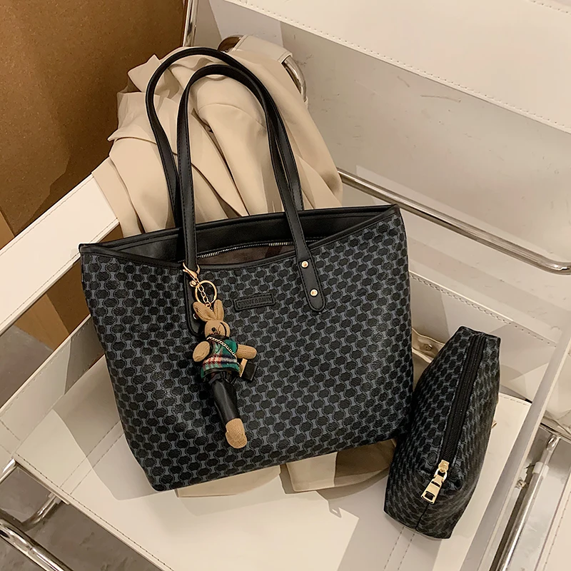 

2021 Popular Women Casual Handbag Luxury Tote Hand Bags Large Capacity Purses For Young Lady