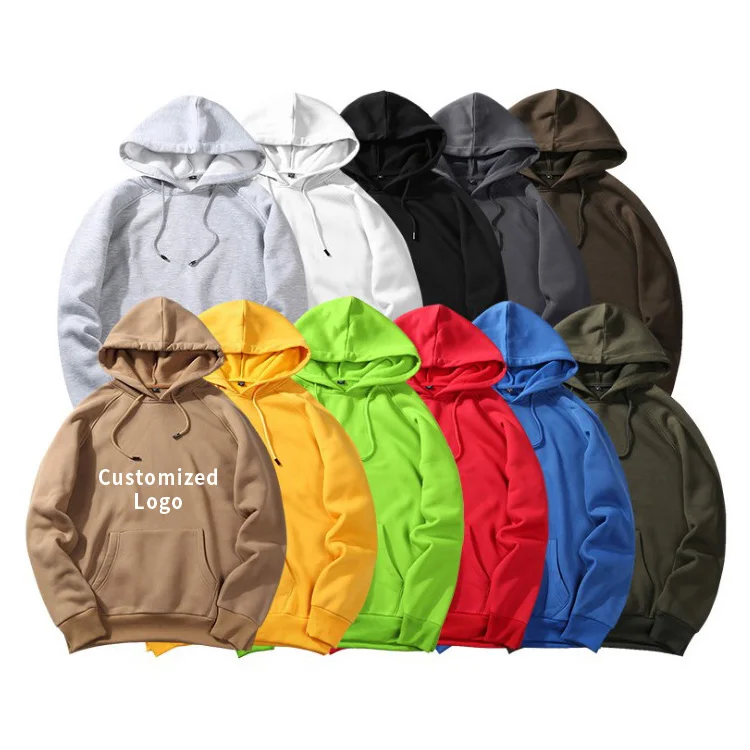 

High Quality Streetwear fleece hoodie Wholesale 100% Cotton Pullover Custom Printing Embroidery Unisex Oversized mens Hoodies, Picture shows or custom