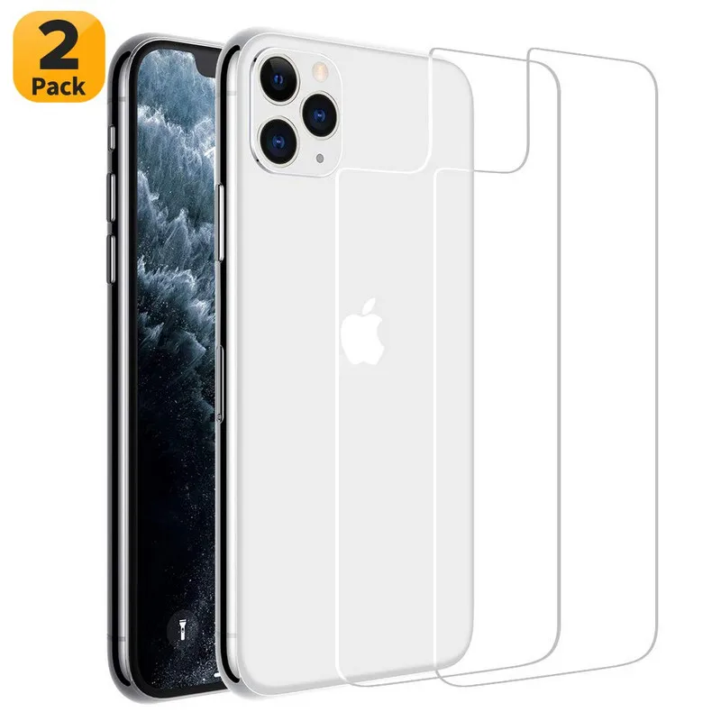 

Back Tempered Glass For iPhone 11 12 pro max SE 20 Protective Glass pelicula case on iPhone X XS max Rear Screen Protector Glass