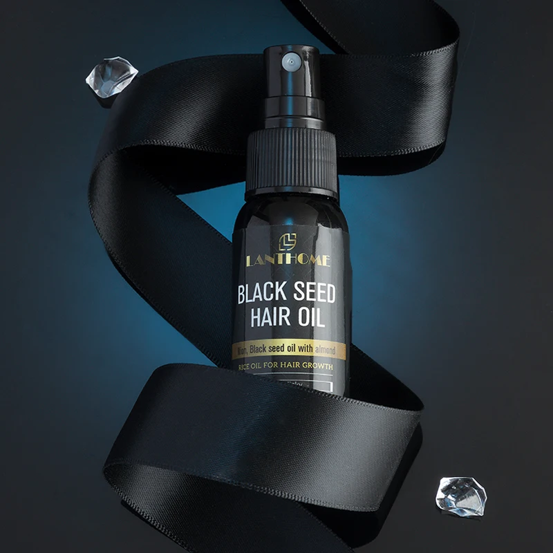 

OEM Chinese Hair Products Factory Wholesale Herbal Black Rice Hair Growth Spray Treatment Natural Seed hair oil