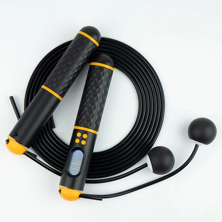 

Hot Sale Self Locking Aluminium Adjustable Double Bearing Fitness Weighted Speed Skipping Jump Rope, Orange