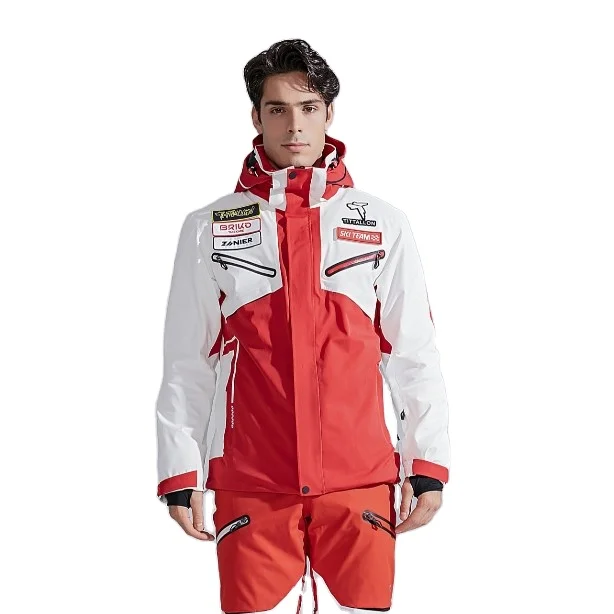 

Wholesale Customized Windproof ski wear breathable sport jackets mens Waterproof
