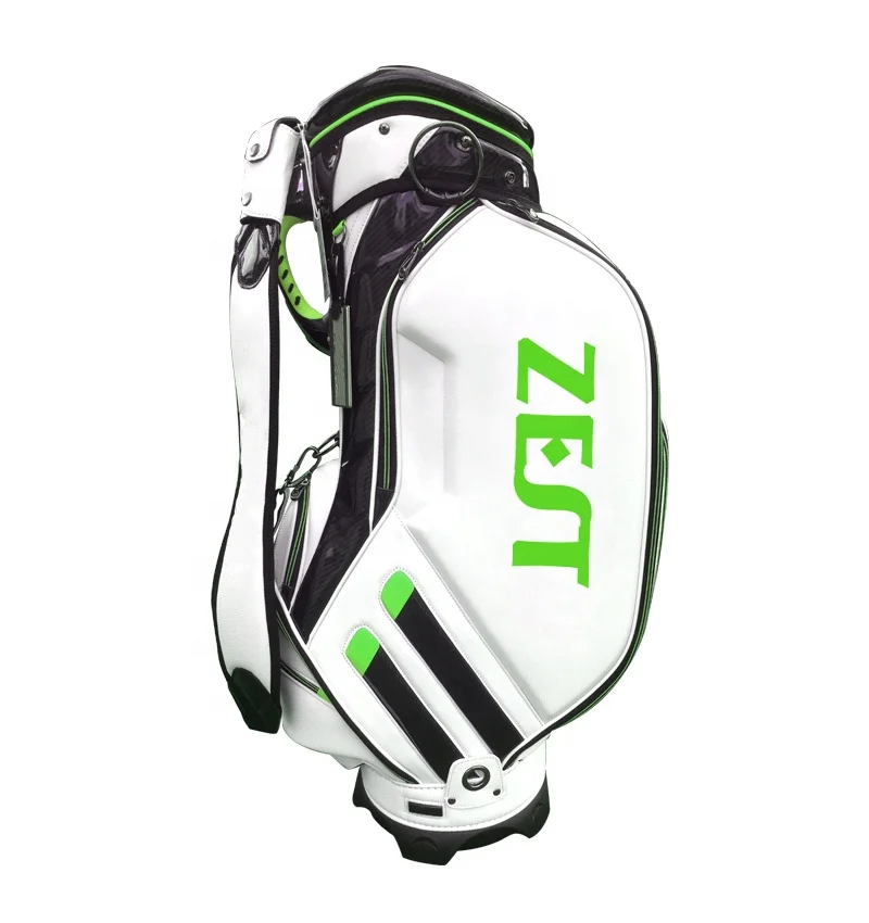 

Factory price caddy golf bag leather golf staff bag with custom logo, Customized color