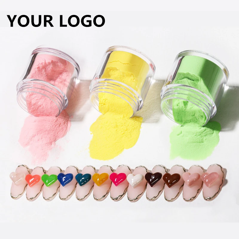 

Powder Acrylic Custom Private Label Nail Dipping Powder Clear Nail Art Acrylic Powder For Nail Art Manicure Care Tools, Multi color