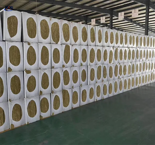 
KRS High density acoustic thermal insulation rock wool cubes/board/panel 