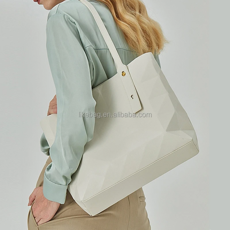 

LIKEBAG fashion niche design Lingge portable tote bag women luxury women's shoulder hand bag