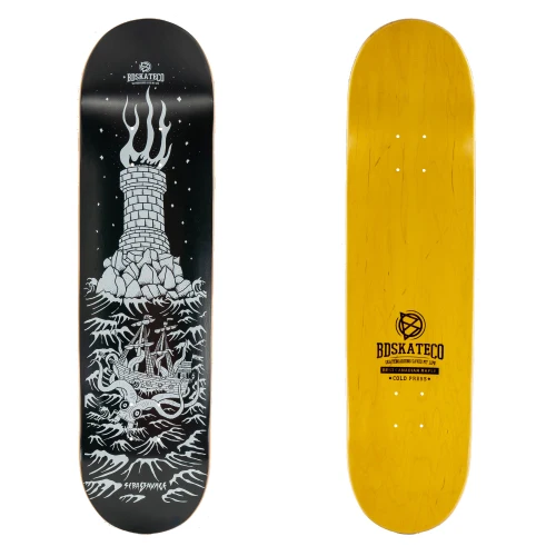 

BDSKATECO brand skate deck SEBAS LIGHTHOUSE 8.0*31.75